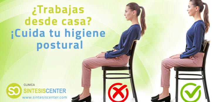 Teletrabajo ¿Cómo cuidar tu higiene postural?